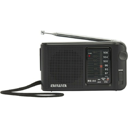 ΡΑΔΙΟΦΩΝΟ AIWA RS-44 ΜΑΥΡΟ ΑΝΑΛΟΓΙΚΟ ΜΠΑΤΑΡΙΑΣ